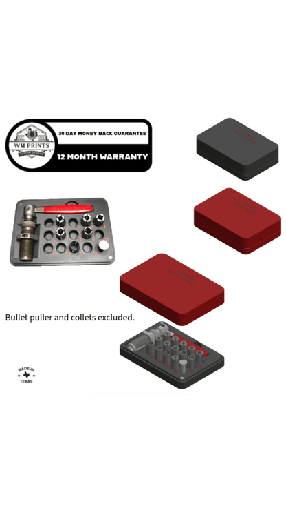 Hornady Bullet Puller and Collets Storage Case - WM Prints LLC