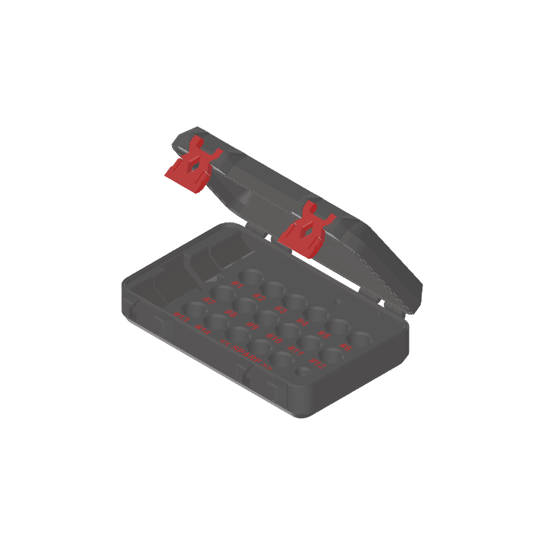 Hornady Bullet Puller and Collets Storage Case - WM Prints LLC