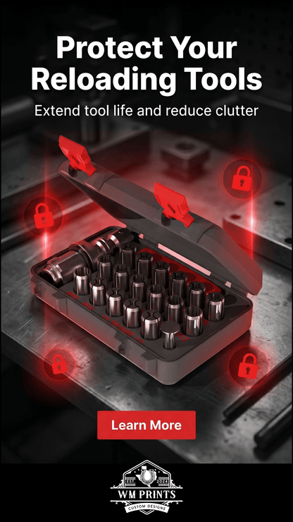 Hornady Bullet Puller and Collets Storage Case Gen 2 - WM Prints LLC