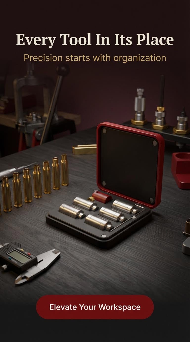 Hornady Headspace Comparator magnetic case. - WM Prints LLC