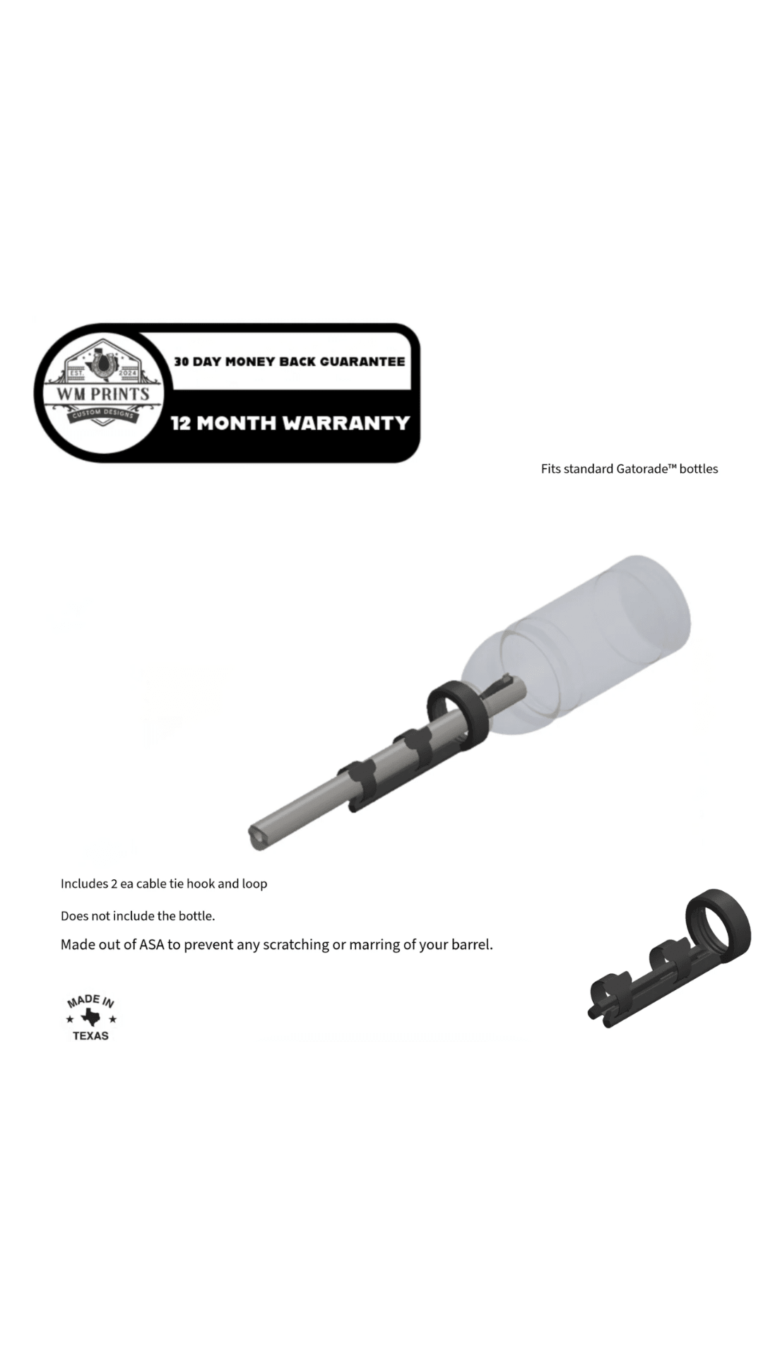 Long gun patch catcher. - WM Prints LLC