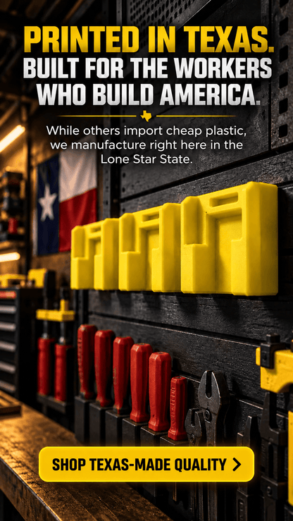 Made for DeWalt 20v compatible battery type wall mounts - WM Prints LLC
