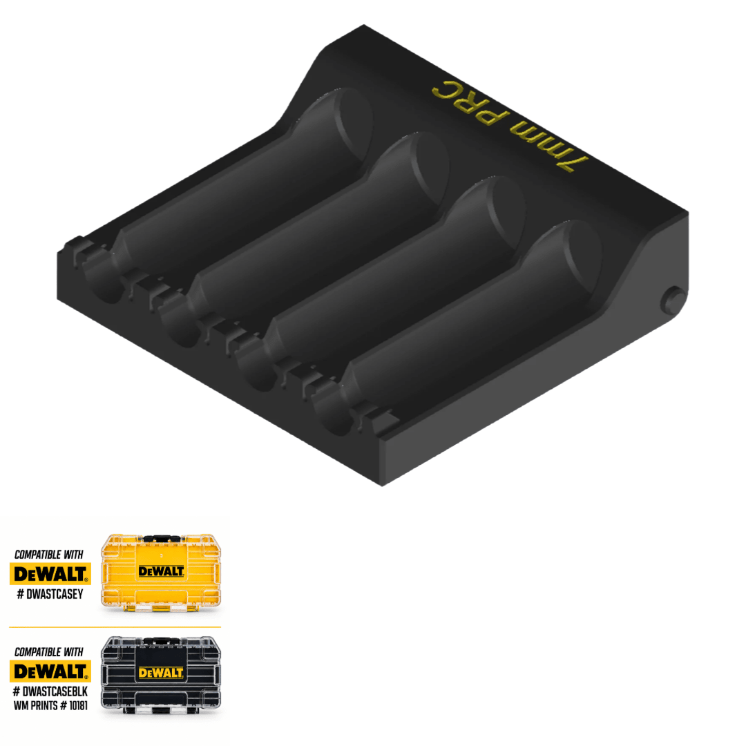 Made for DeWalt Tough Case Toolbox Rifle Ammo Inserts - WM Prints LLC