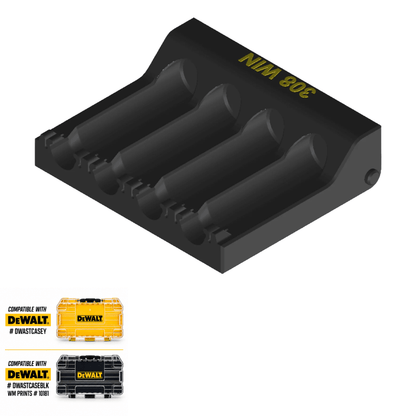 Made for DeWalt Tough Case Toolbox Rifle Ammo Inserts - WM Prints LLC