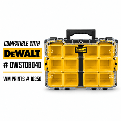 Made for DeWalt Tough System 2.0 Divider Inserts. - WM Prints LLC