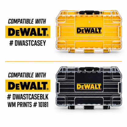 Made for DeWalt Toughcase compatible ammo inserts. - WM Prints LLC