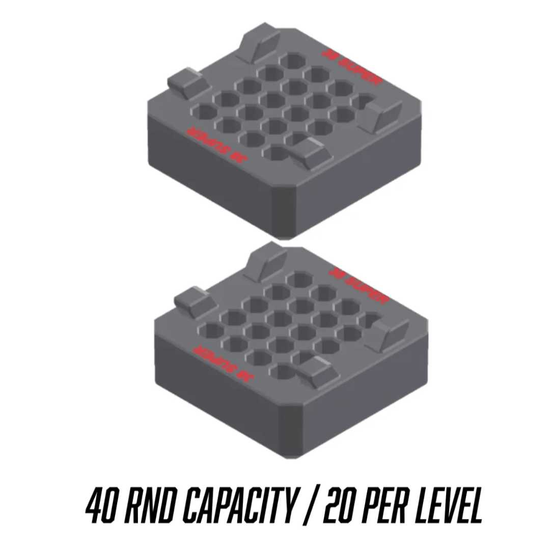Made for Milwaukee Packouts Ammo Inserts double stack. - WM Prints LLC