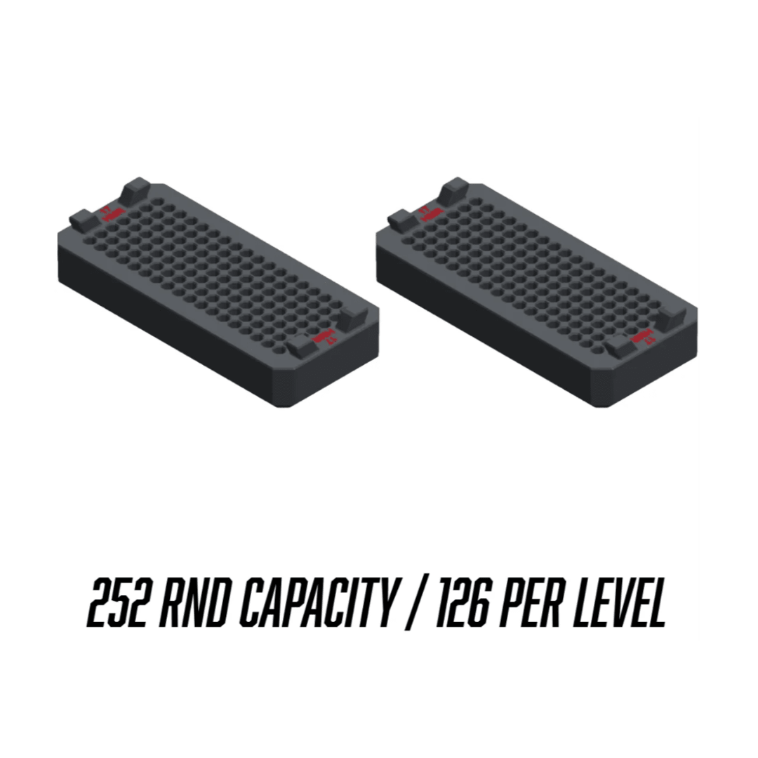 Made for Milwaukee Packouts Ammo Inserts double stack. - WM Prints LLC