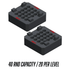 Made for Milwaukee Packouts Ammo Inserts double stack. - WM Prints LLC