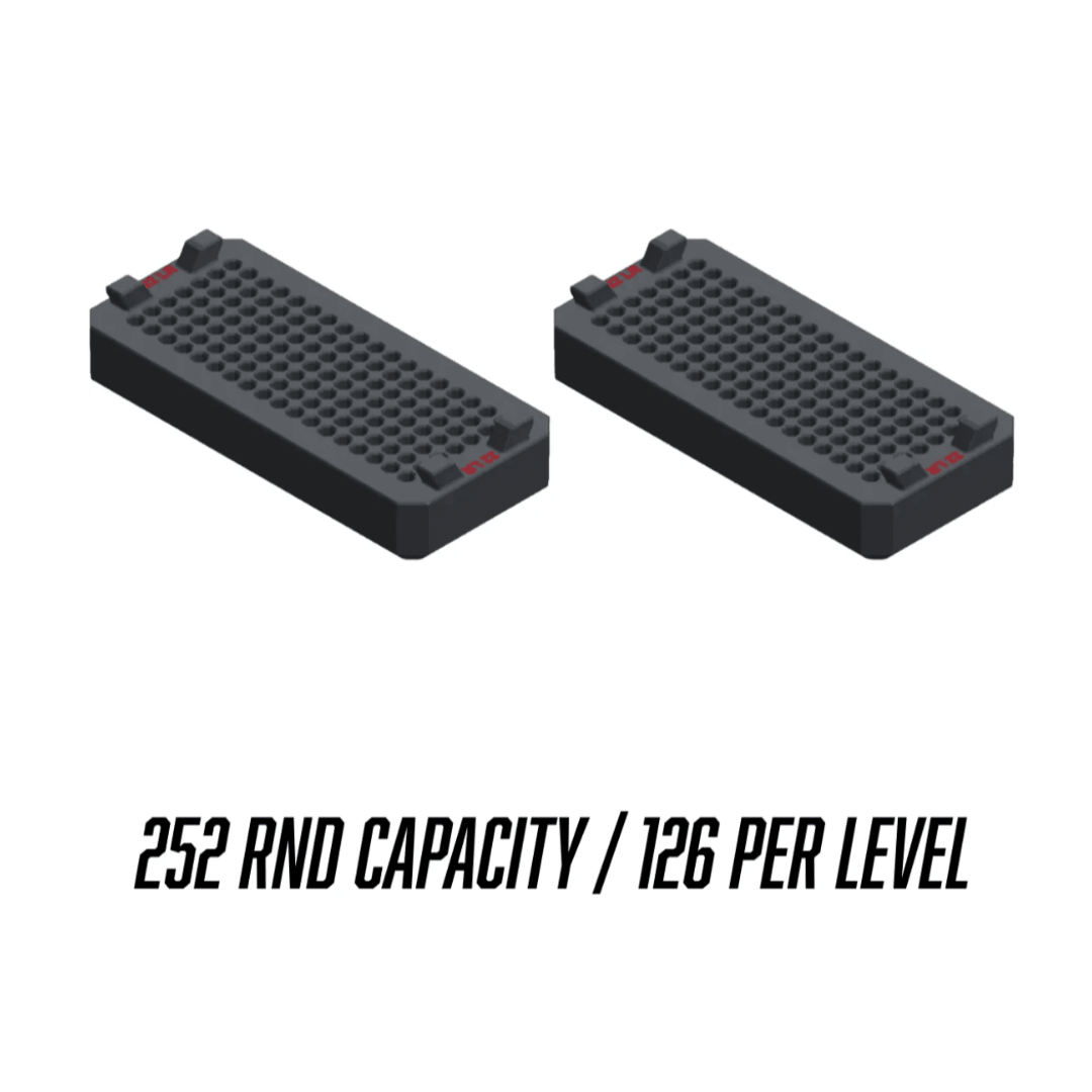 Made for Milwaukee Packouts Ammo Inserts double stack. - WM Prints LLC