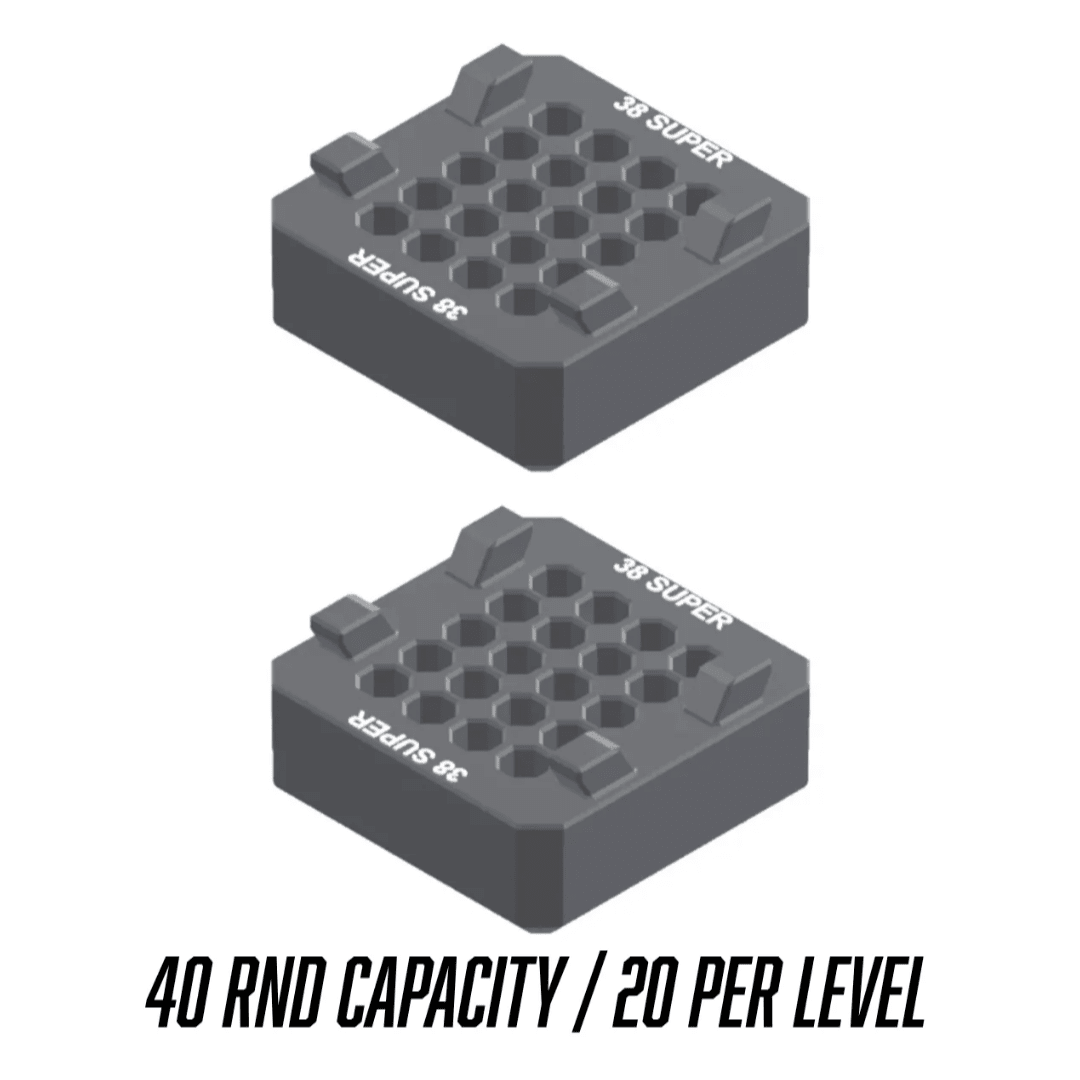 Made for Milwaukee Packouts Ammo Inserts double stack. - WM Prints LLC