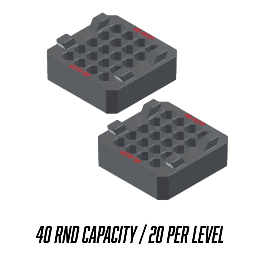 Made for Milwaukee Packouts Ammo Inserts double stack. - WM Prints LLC