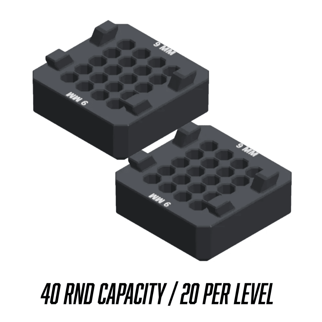 Made for Milwaukee Packouts Ammo Inserts double stack. - WM Prints LLC