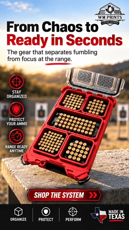 Made for Milwaukee Packouts Ammo Inserts Double Stack. - WM Prints LLC