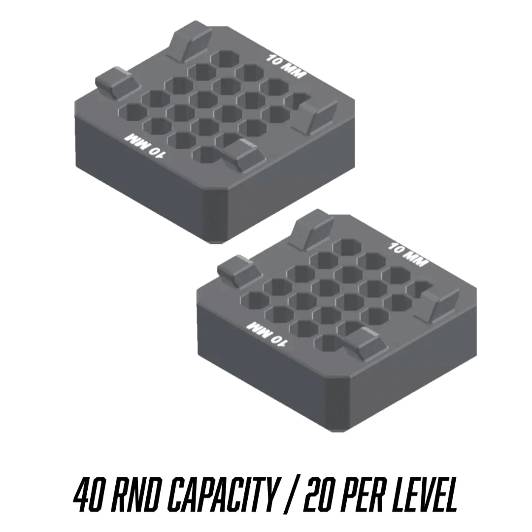 Made for Milwaukee Packouts Ammo Inserts double stack. - WM Prints LLC