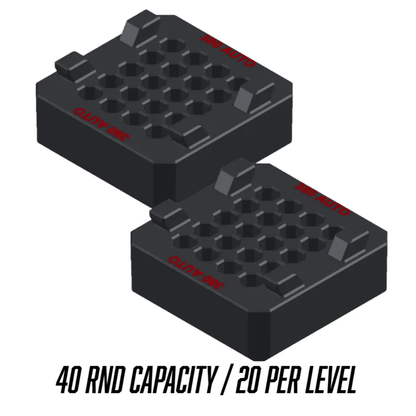 Made for Milwaukee Packouts Ammo Inserts double stack. - WM Prints LLC
