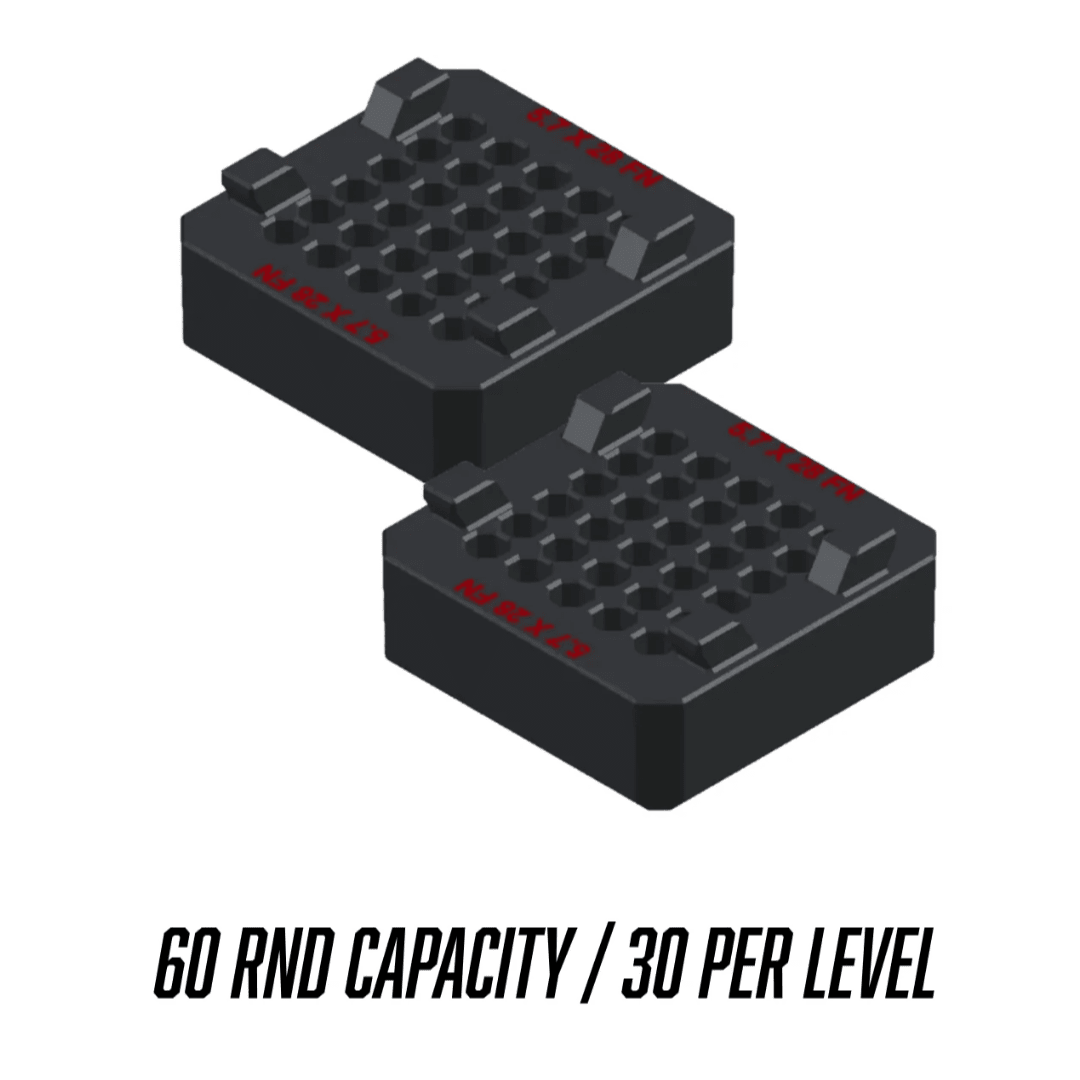 Made for Milwaukee Packouts Ammo Inserts double stack. - WM Prints LLC