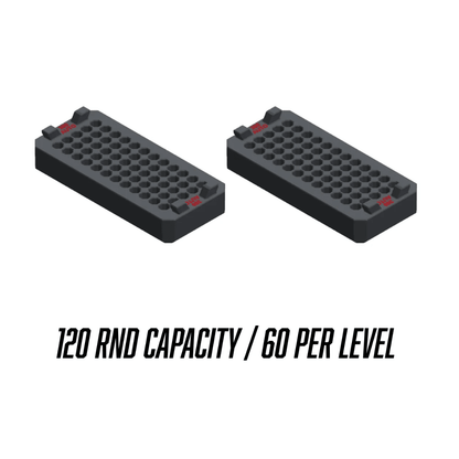 Made for Milwaukee Packouts Ammo Inserts double stack. - WM Prints LLC
