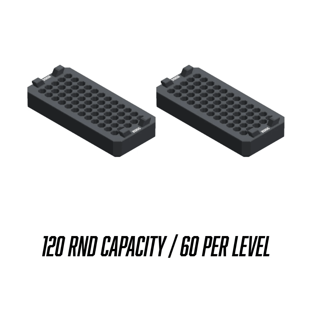 Made for Milwaukee Packouts Ammo Inserts double stack. - WM Prints LLC
