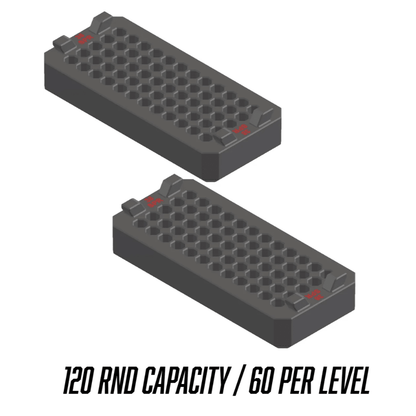 Made for Milwaukee Packouts Ammo Inserts double stack. - WM Prints LLC