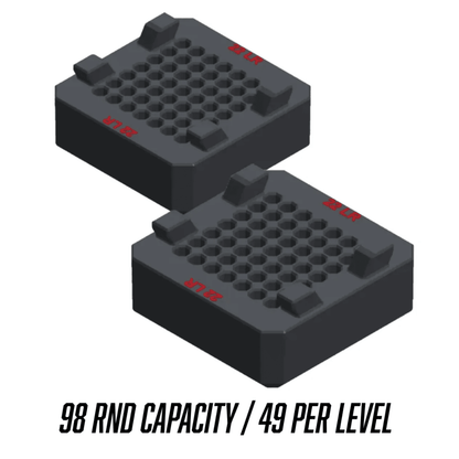 Made for Milwaukee Packouts Ammo Inserts double stack. - WM Prints LLC