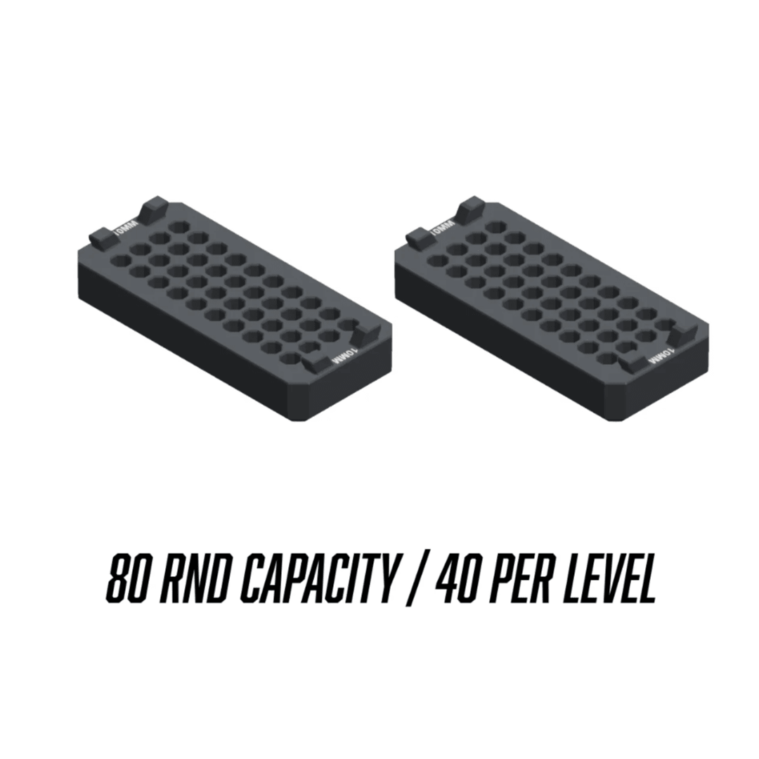 Made for Milwaukee Packouts Ammo Inserts double stack. - WM Prints LLC