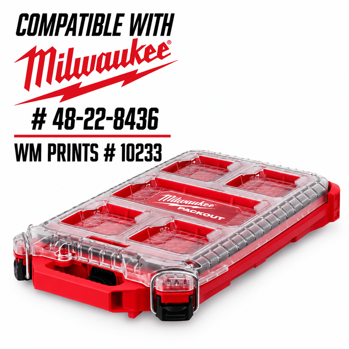 Made for Milwaukee Packouts Beretta 92 mags inserts. - WM Prints LLC