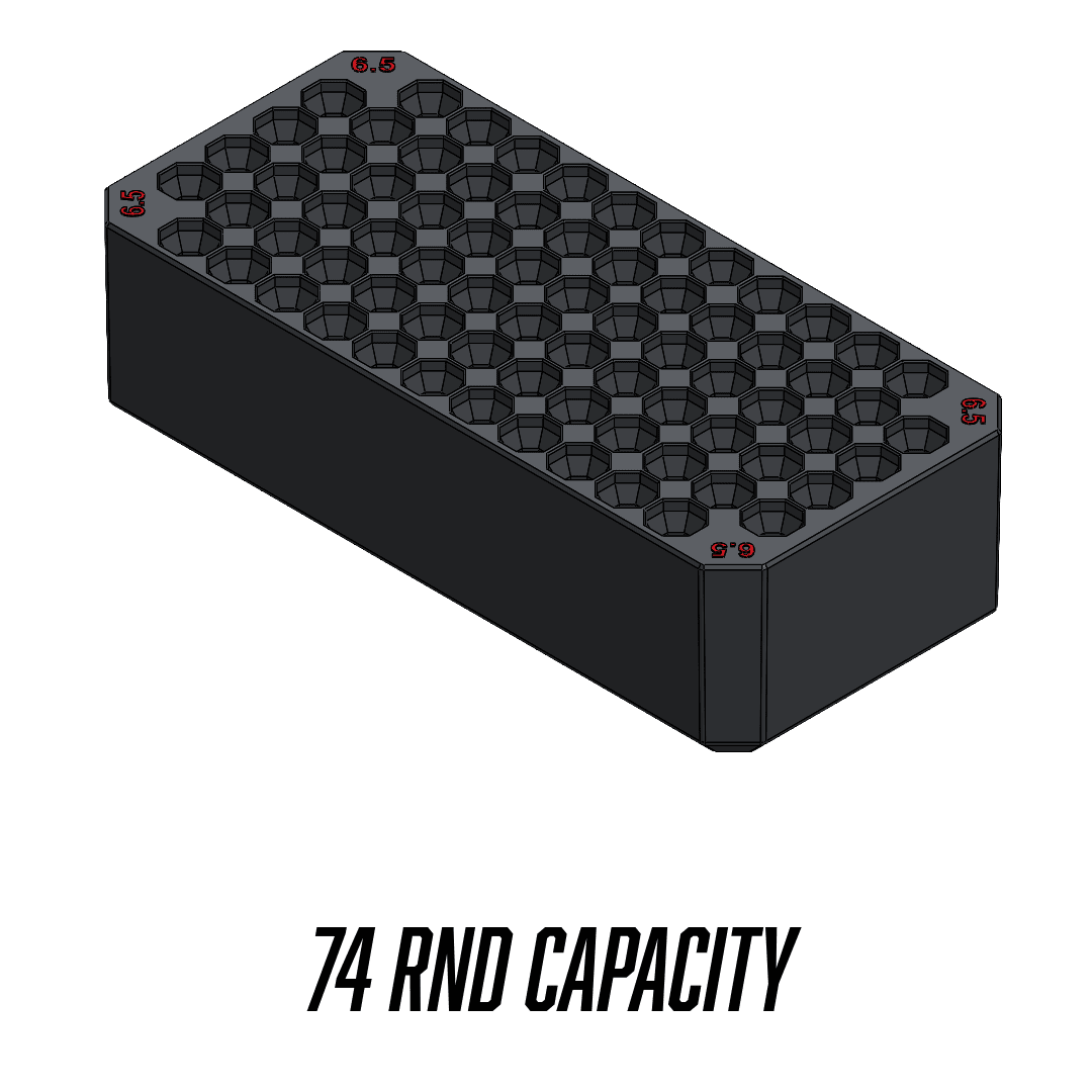 Made for Milwaukee Packouts Compact Ammo inserts. - WM Prints LLC