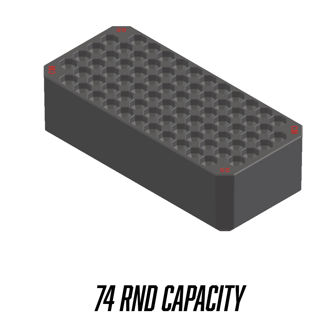Made for Milwaukee Packouts Compact Ammo inserts. - WM Prints LLC