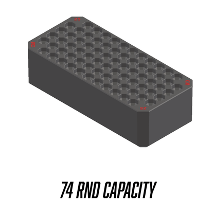 Made for Milwaukee Packouts Compact Ammo inserts. - WM Prints LLC
