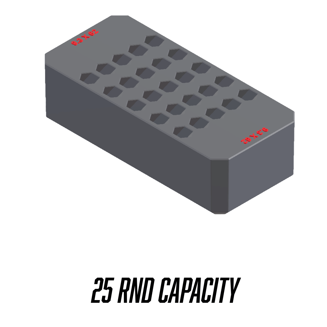 Made for Milwaukee Packouts Compact Ammo inserts. - WM Prints LLC