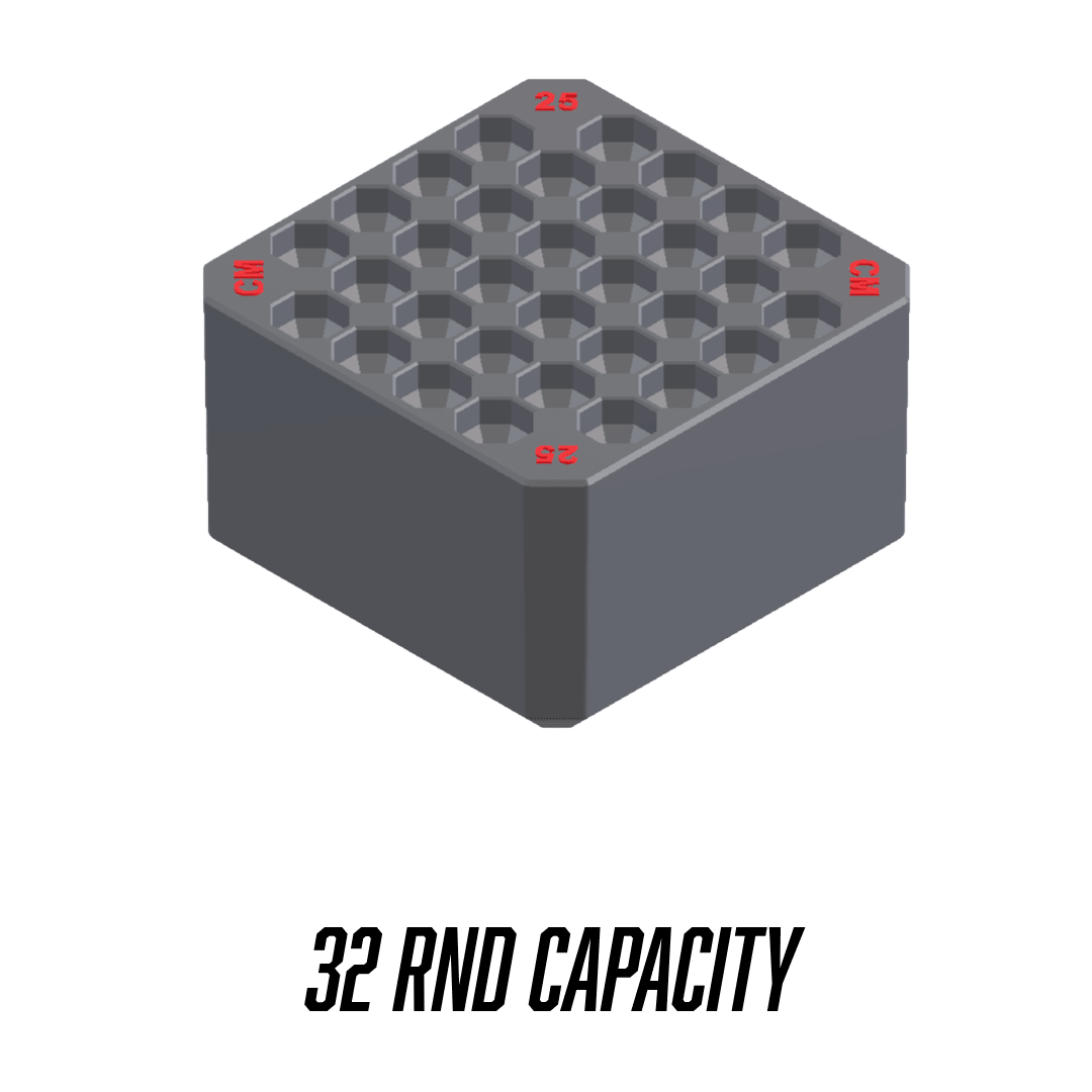 Made for Milwaukee Packouts Compact Ammo inserts. - WM Prints LLC