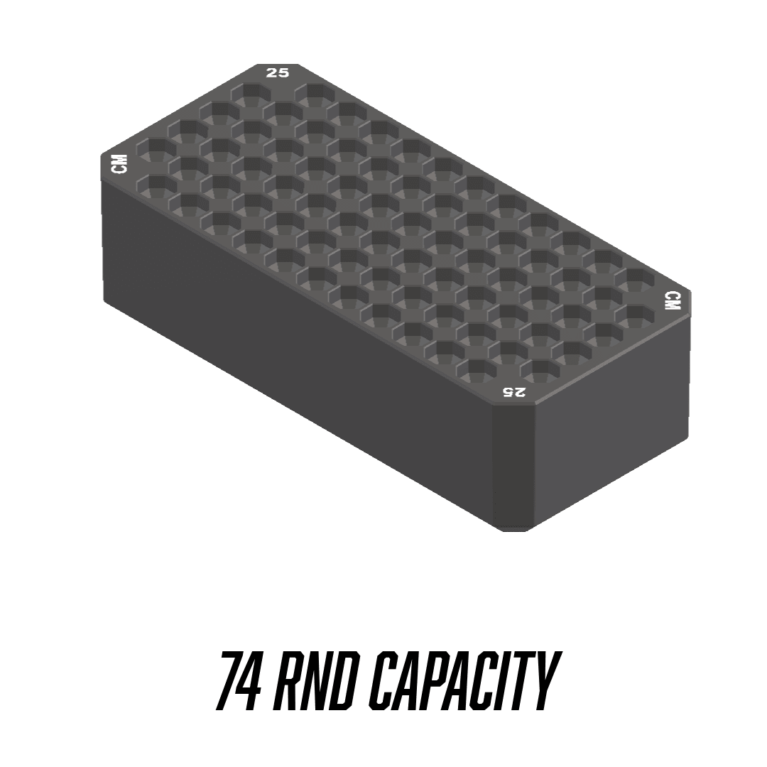 Made for Milwaukee Packouts Compact Ammo inserts. - WM Prints LLC