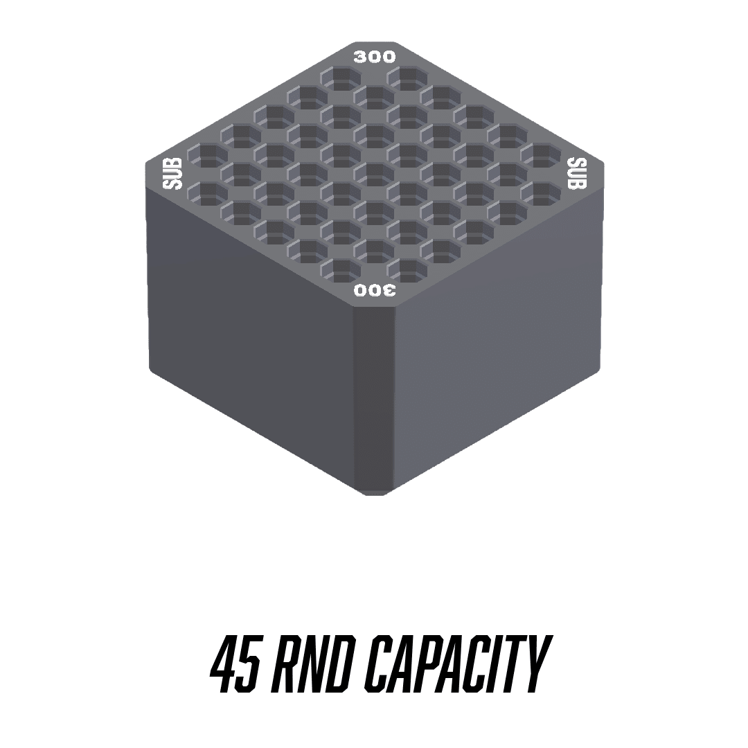 Made for Milwaukee Packouts Compact Ammo inserts. - WM Prints LLC