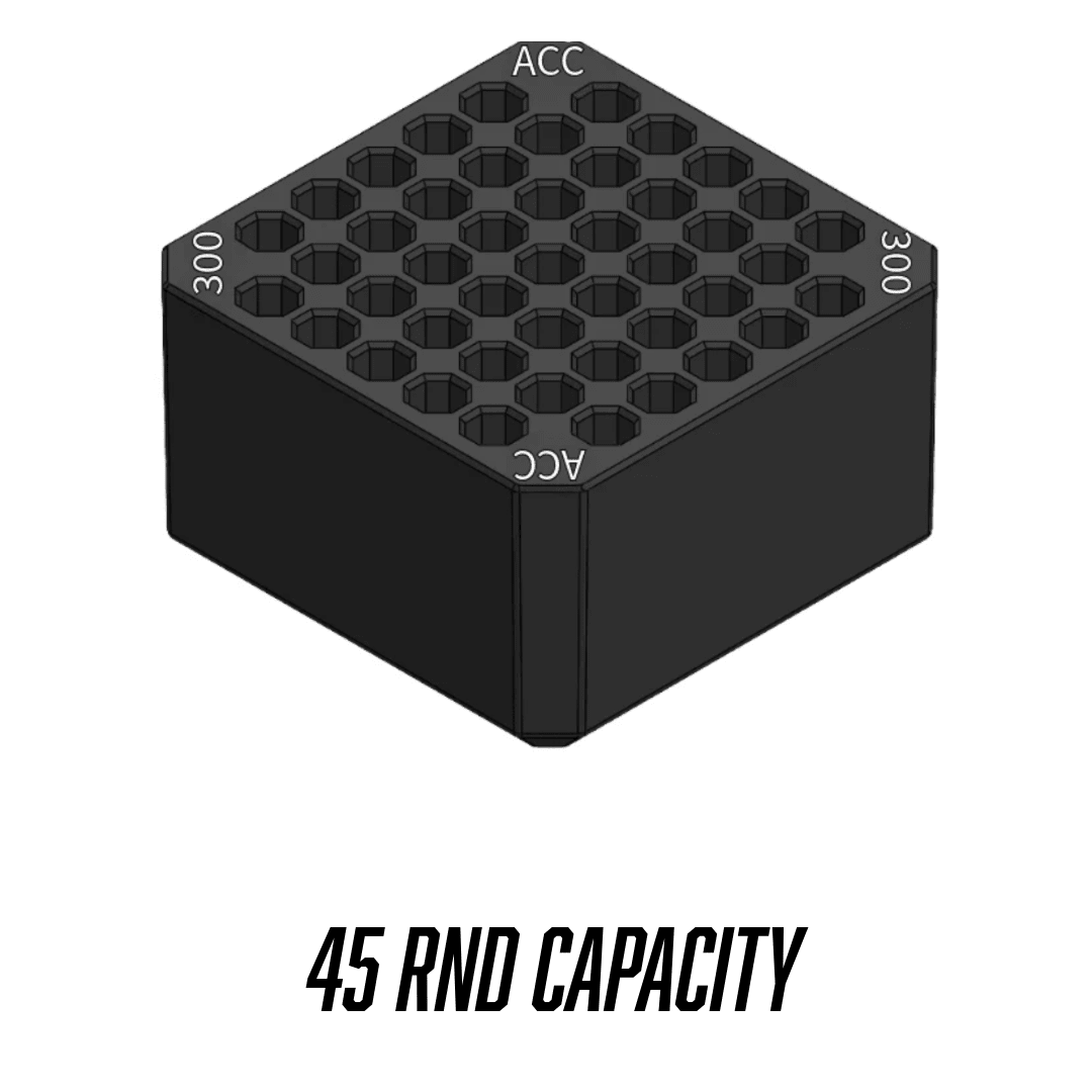 Made for Milwaukee Packouts Compact Ammo inserts. - WM Prints LLC