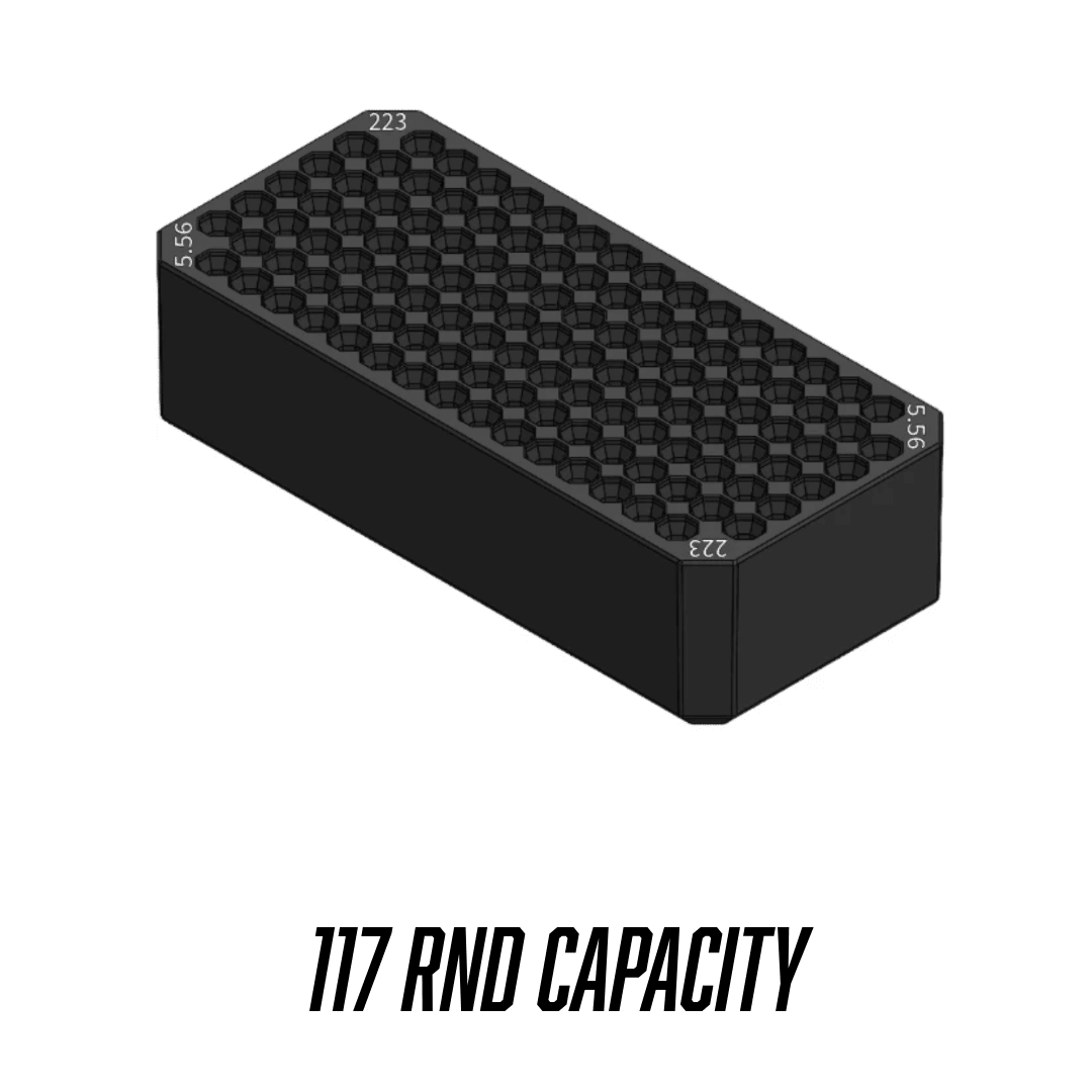 Made for Milwaukee Packouts Compact Ammo inserts. - WM Prints LLC