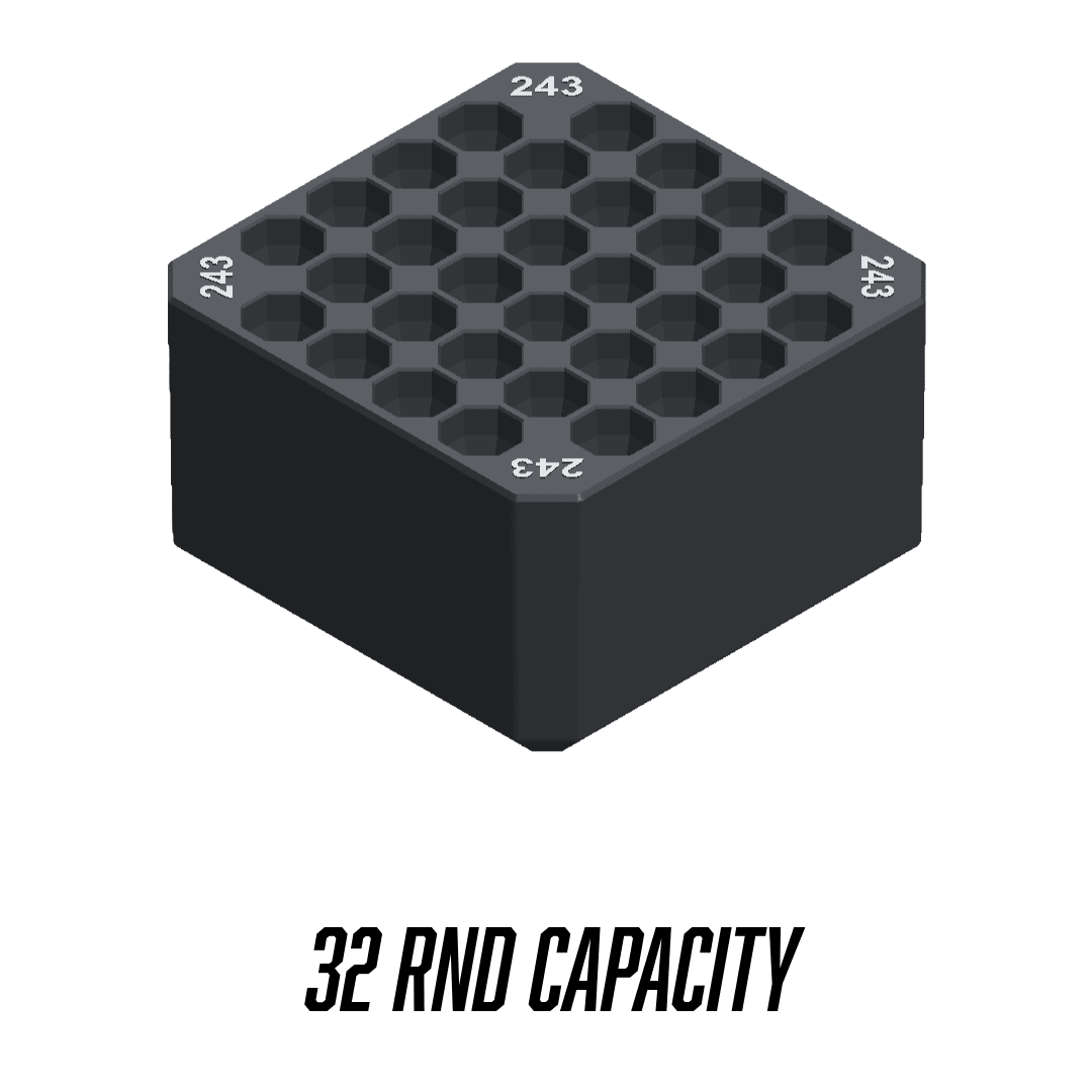 Made for Milwaukee Packouts Compact Ammo inserts. - WM Prints LLC