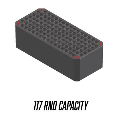 Made for Milwaukee Packouts Compact Ammo inserts. - WM Prints LLC