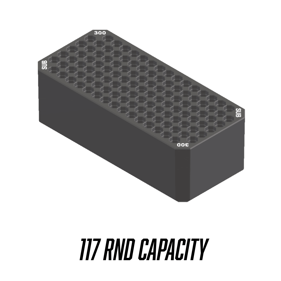 Made for Milwaukee Packouts Compact Ammo inserts. - WM Prints LLC
