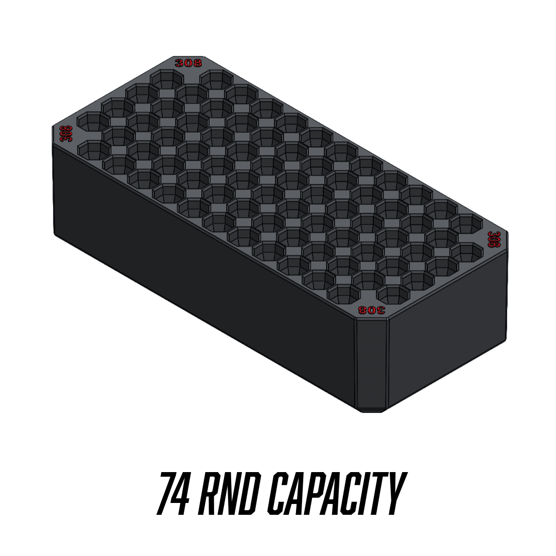 Made for Milwaukee Packouts Compact Ammo inserts. - WM Prints LLC