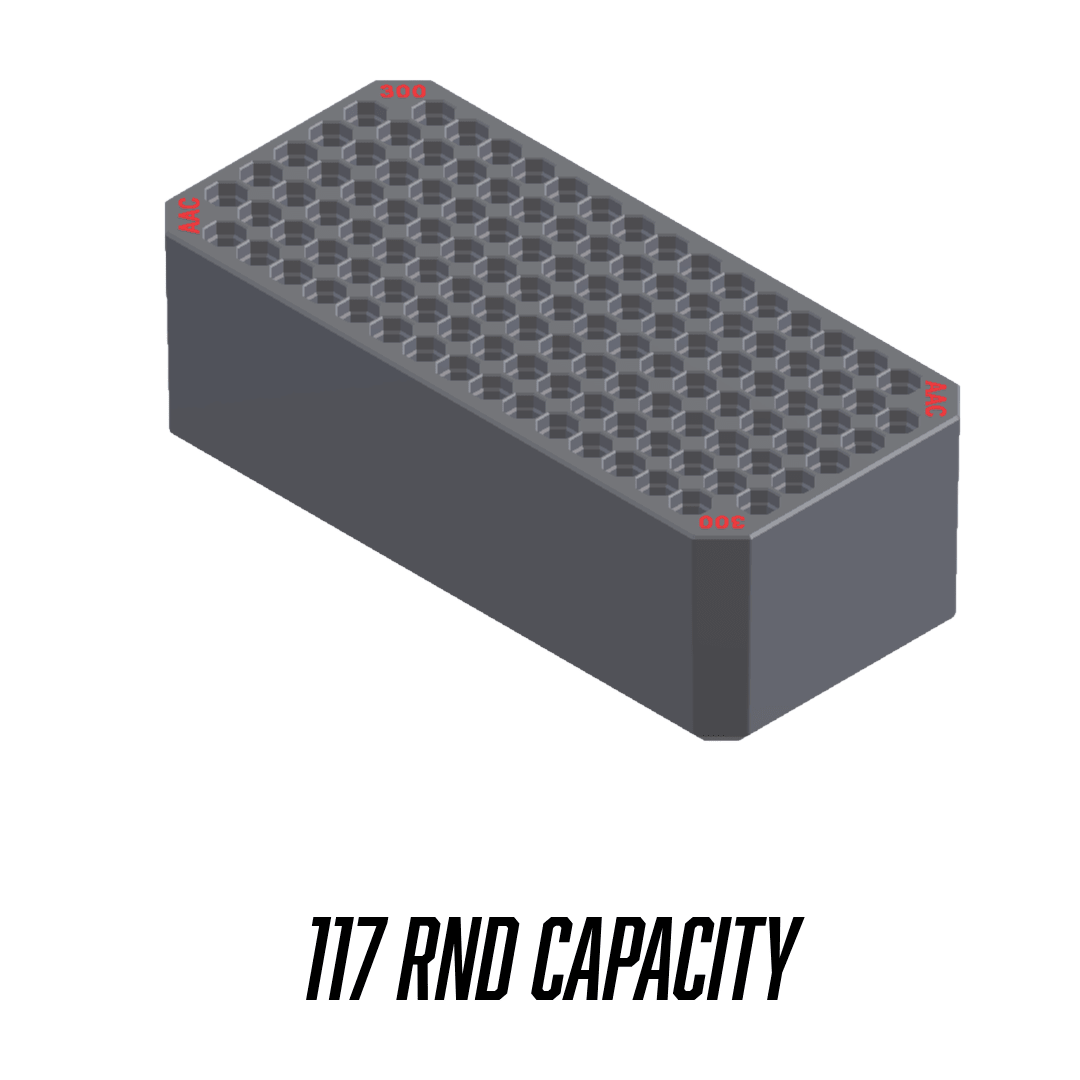 Made for Milwaukee Packouts Compact Ammo inserts. - WM Prints LLC
