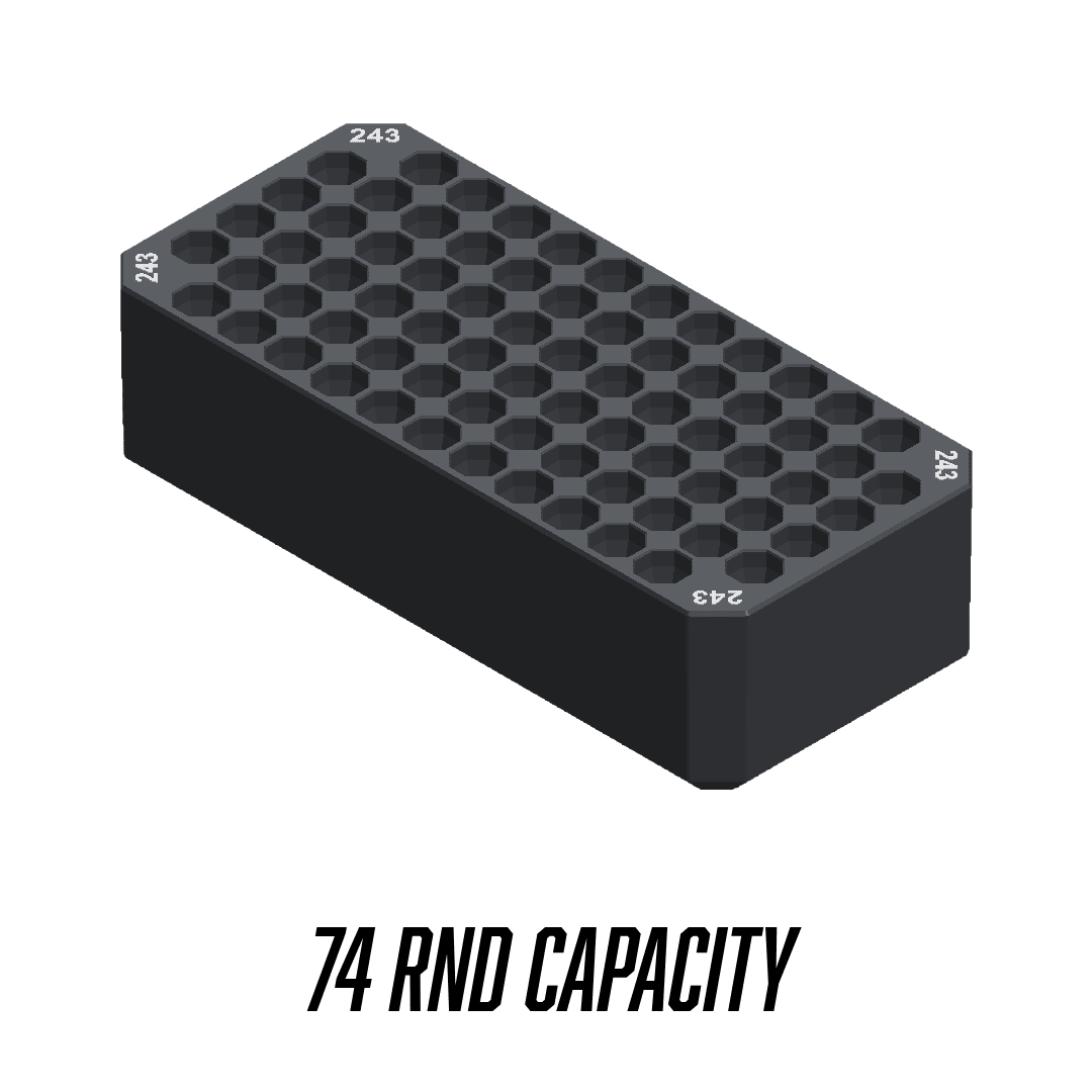 Made for Milwaukee Packouts Compact Ammo inserts. - WM Prints LLC