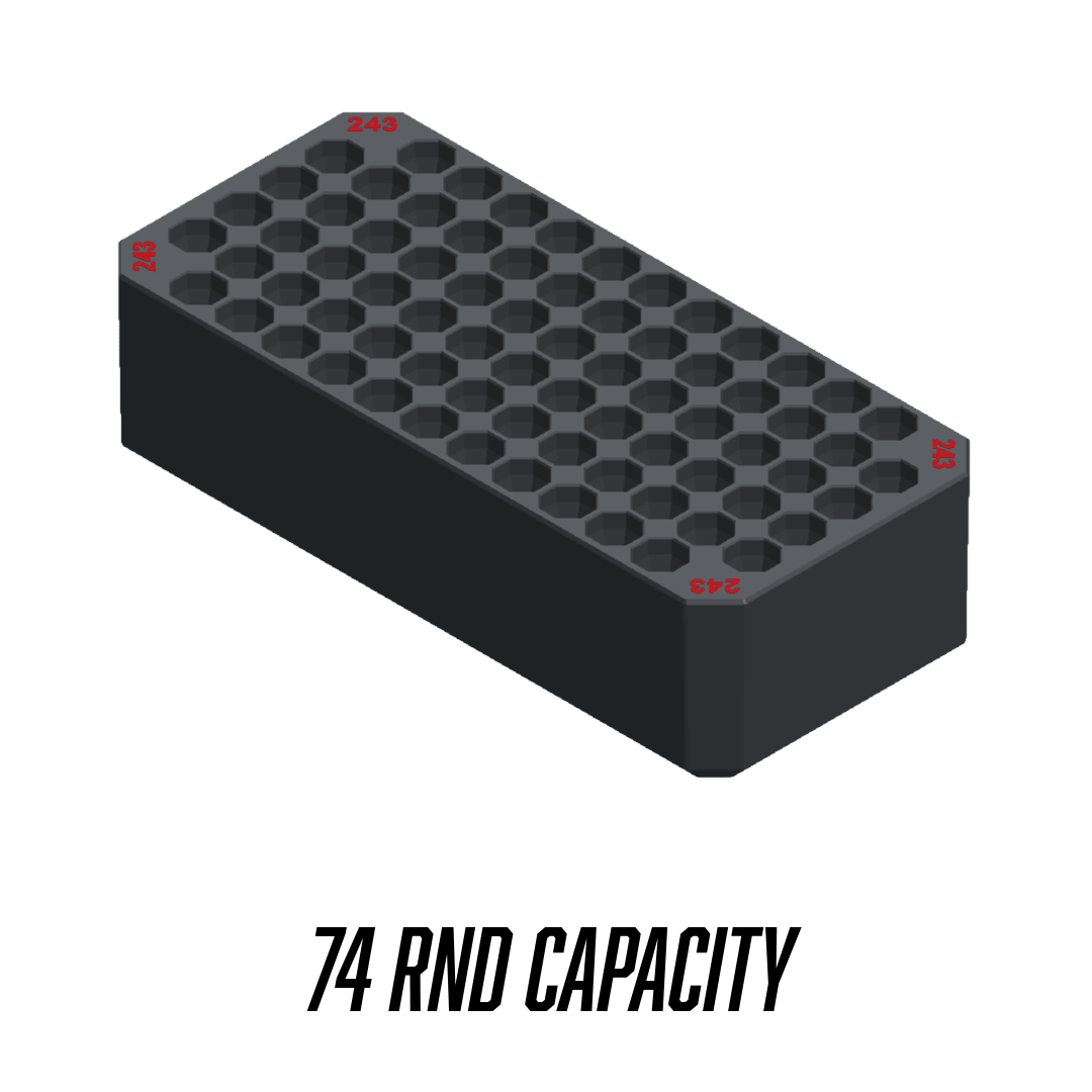 Made for Milwaukee Packouts Compact Ammo inserts. - WM Prints LLC