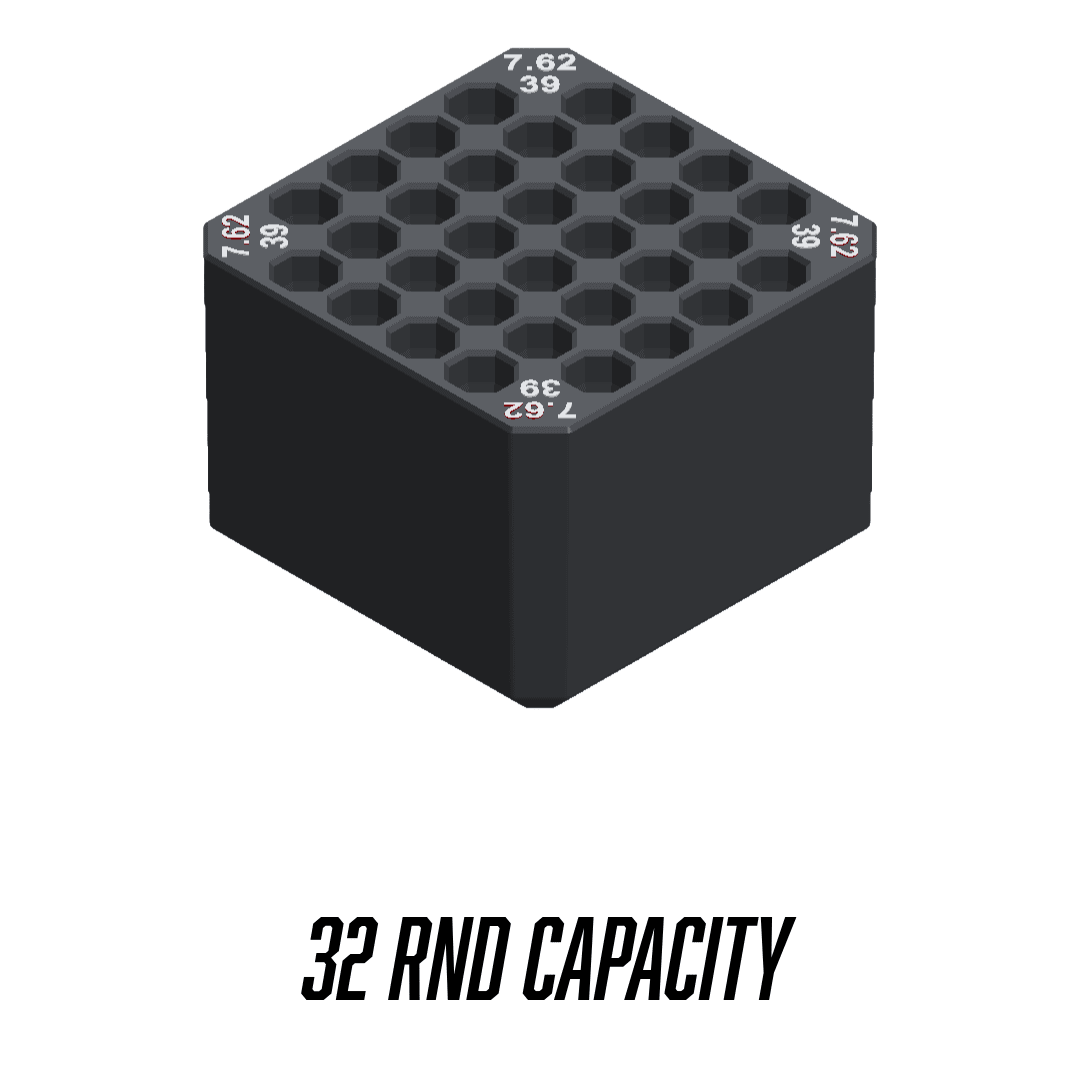 Made for Milwaukee Packouts Compact Ammo inserts. - WM Prints LLC