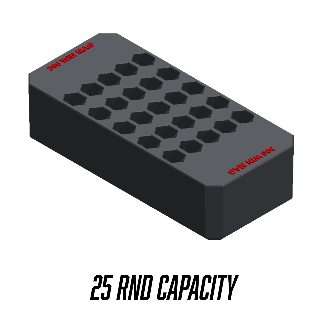 Made for Milwaukee Packouts Compact Ammo inserts. - WM Prints LLC