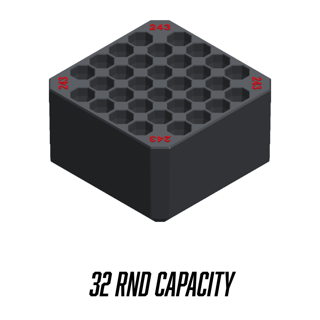 Made for Milwaukee Packouts Compact Ammo inserts. - WM Prints LLC