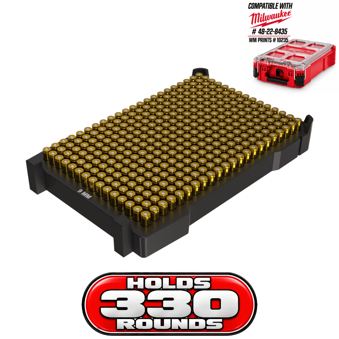 Made for Milwaukee Packouts Glock Magazine Inserts. - WM Prints LLC