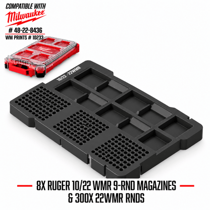 Made for Milwaukee Packouts Ruger 10-22 WMR Insert - WM Prints LLC