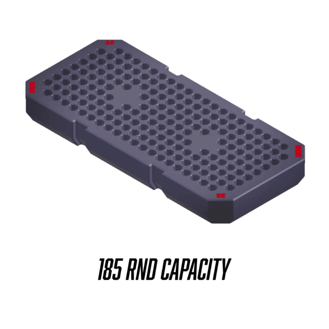 Made for Milwaukee Packouts Slim low profile Ammo Inserts. - WM Prints LLC