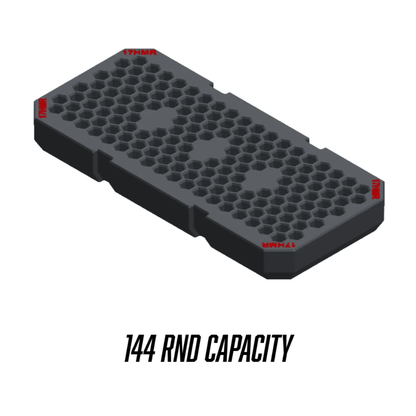 Made for Milwaukee Packouts Slim low profile Ammo Inserts. - WM Prints LLC